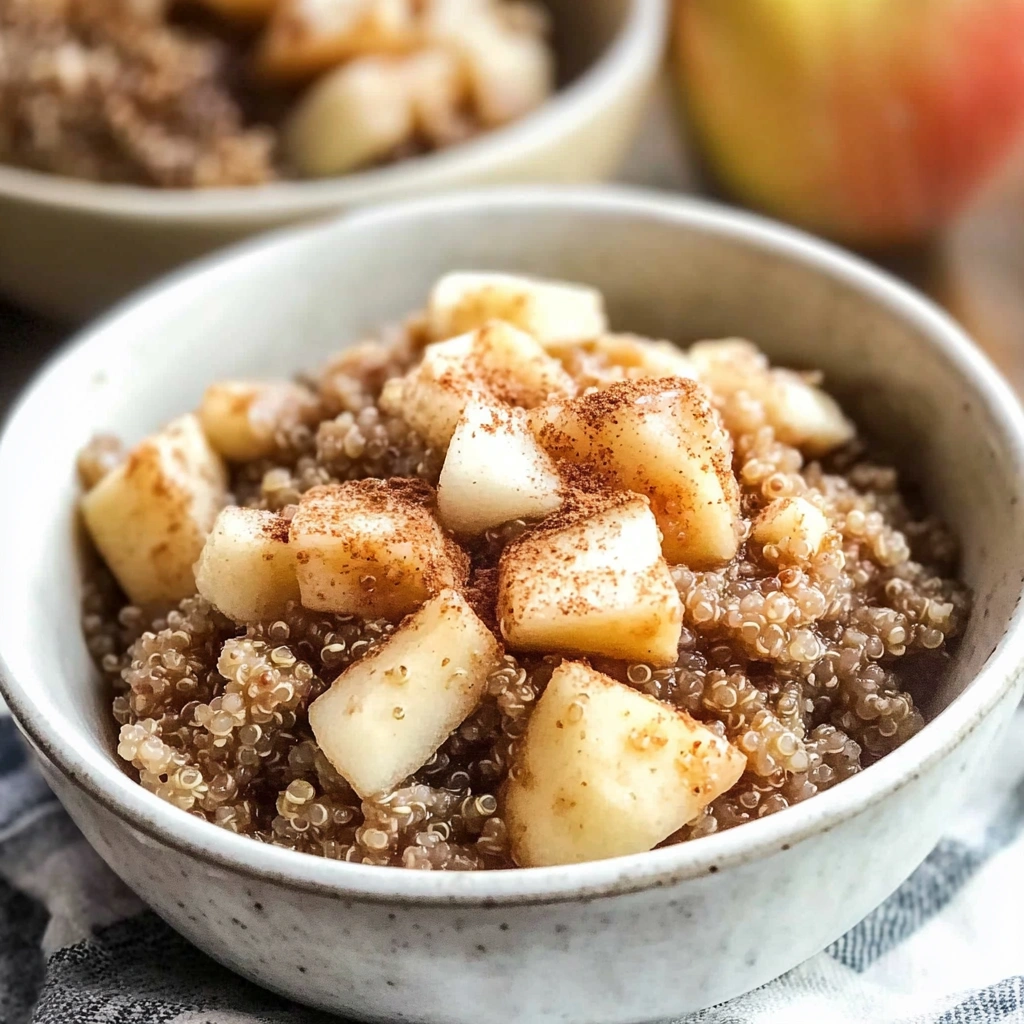 Cinnamon Apple Quinoa Breakfast