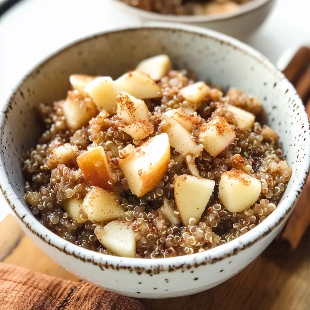 Cinnamon Apple Quinoa Breakfast