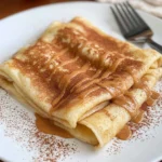 Cinnamon Roll Protein Crepes