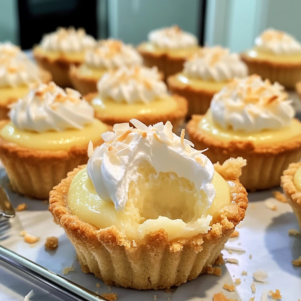 Coconut Cream Pie Cookie Cups