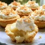 Coconut Cream Pie Cookie Cups