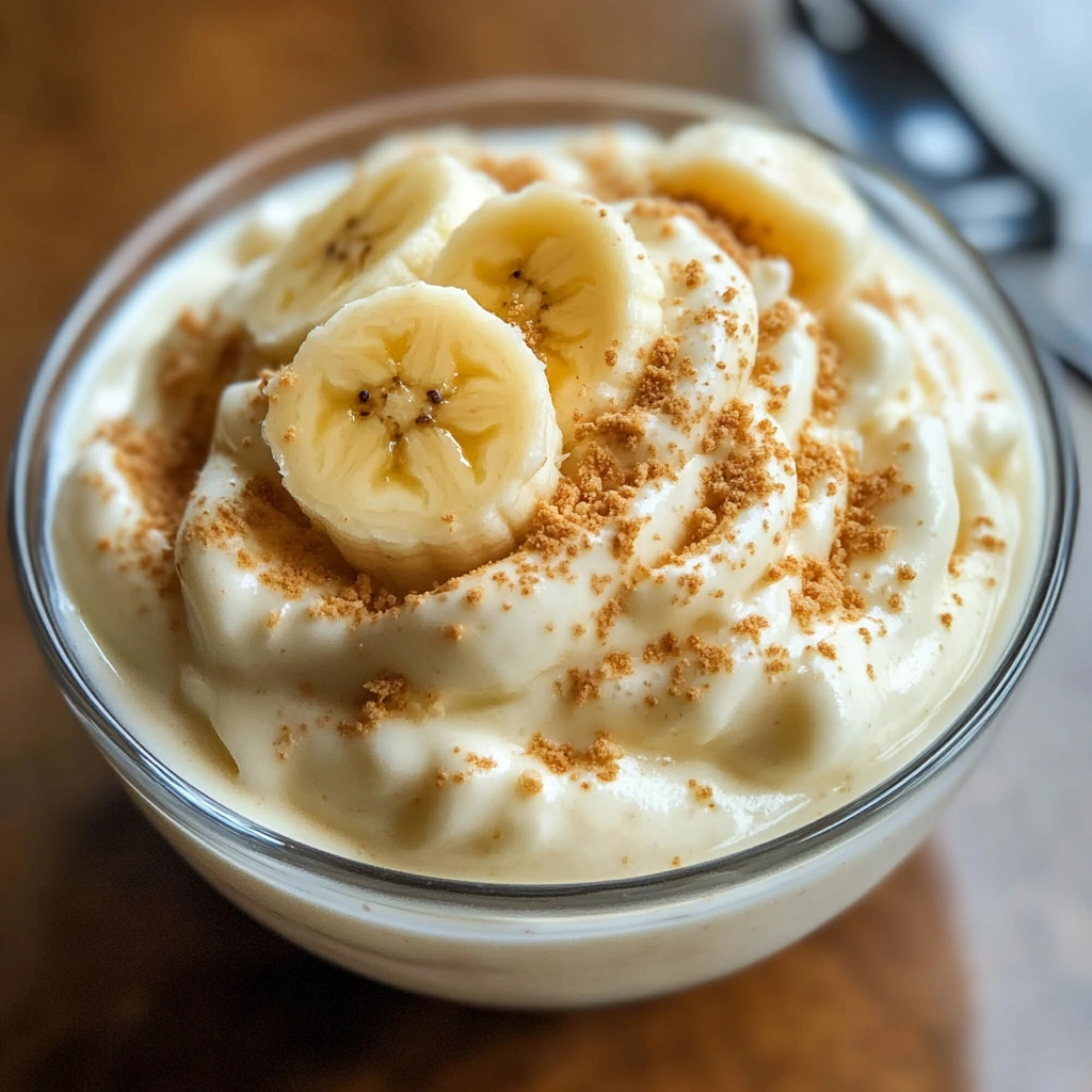 Cottage Cheese Banana Pudding