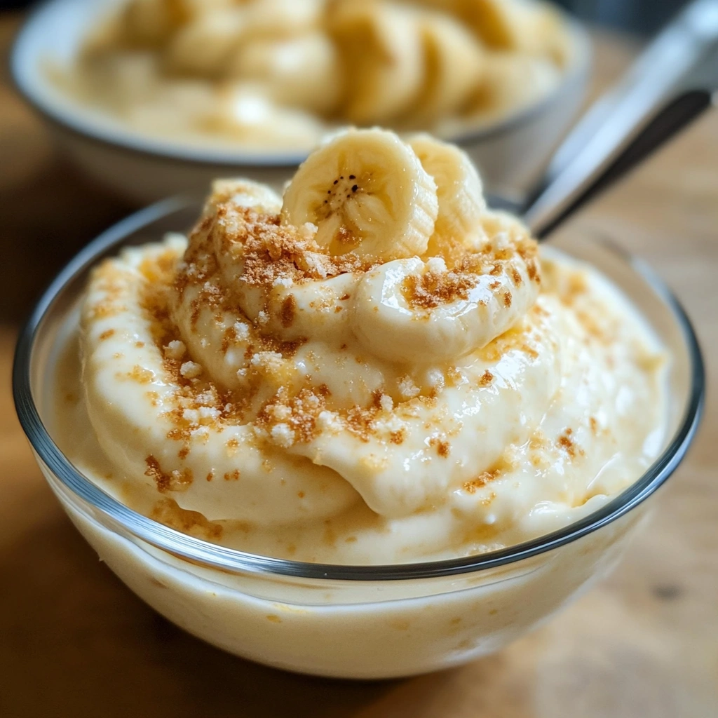 Cottage Cheese Banana Pudding
