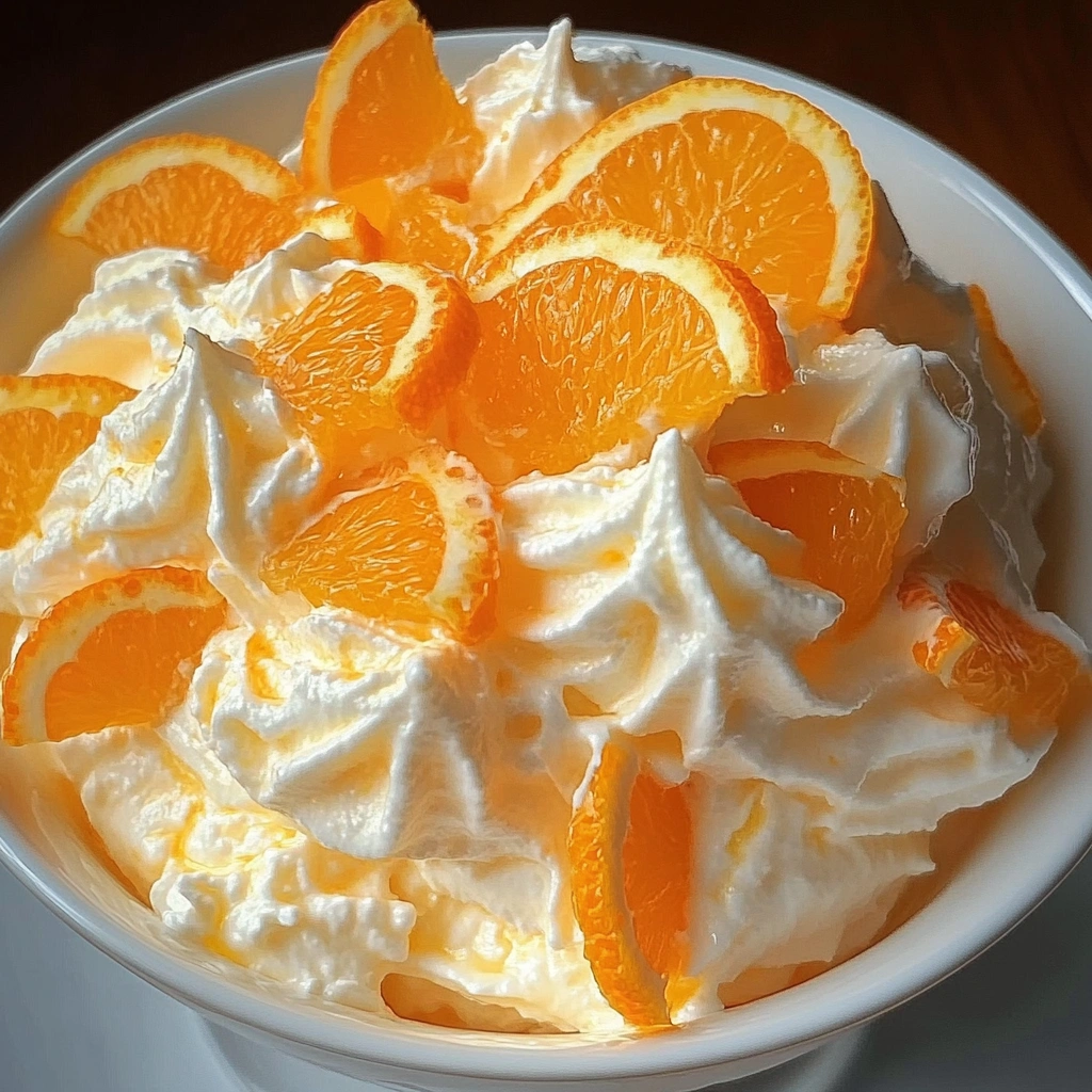 Creamsicle Orange Fluff