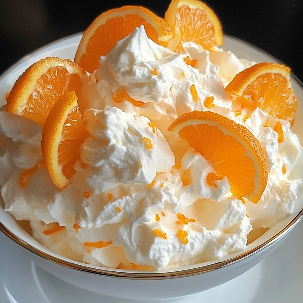 Creamsicle Orange Fluff
