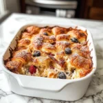 Croissant Breakfast Casserole