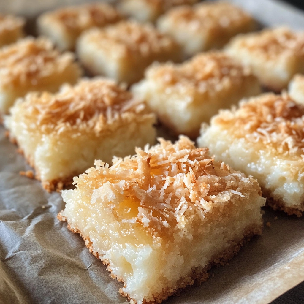 Dreamy Creamy Coconut Bars