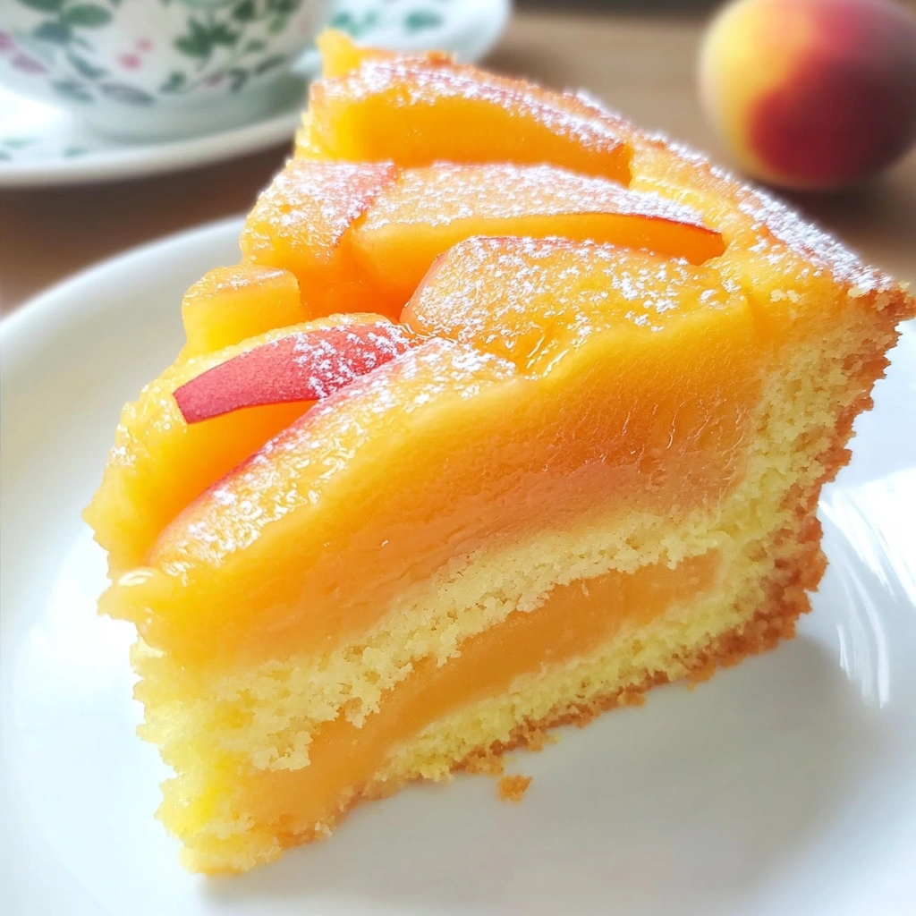 Easy Peach Cake