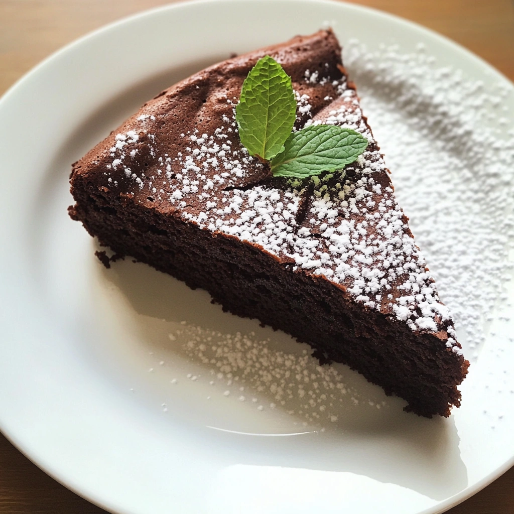 Flourless Mint Chocolate Cake