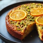 Flourless Orange Pistachio Almond Cake