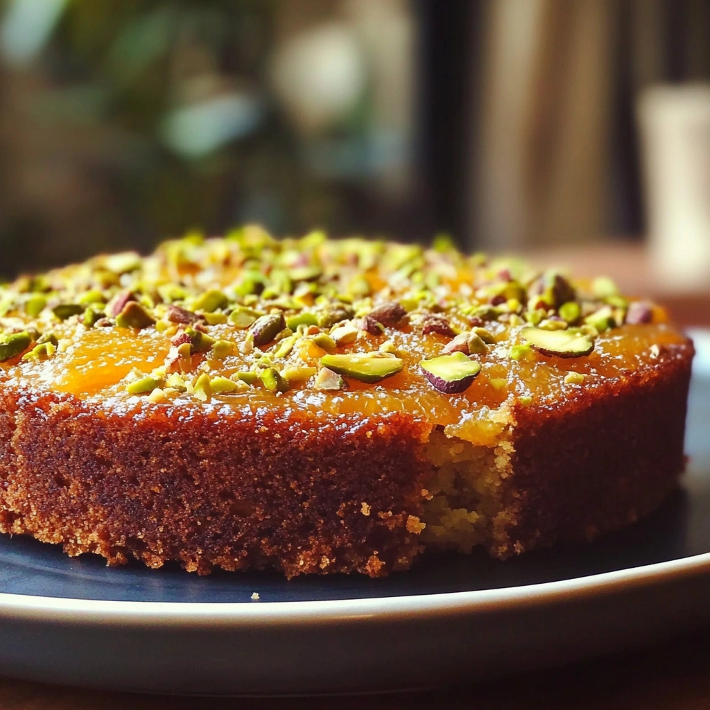 Flourless Orange Pistachio Almond Cake