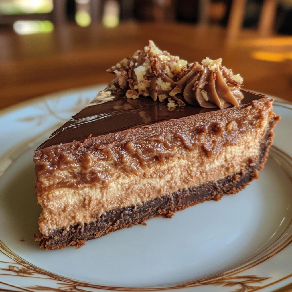 German Chocolate Cheesecake