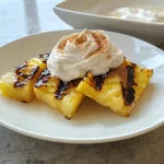 Grilled Pineapple with Coconut Cinnamon Whipped Cream