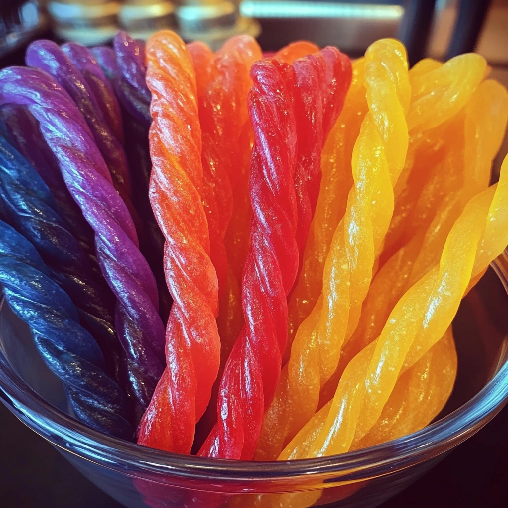 Homemade Kool-Aid Licorice Ropes