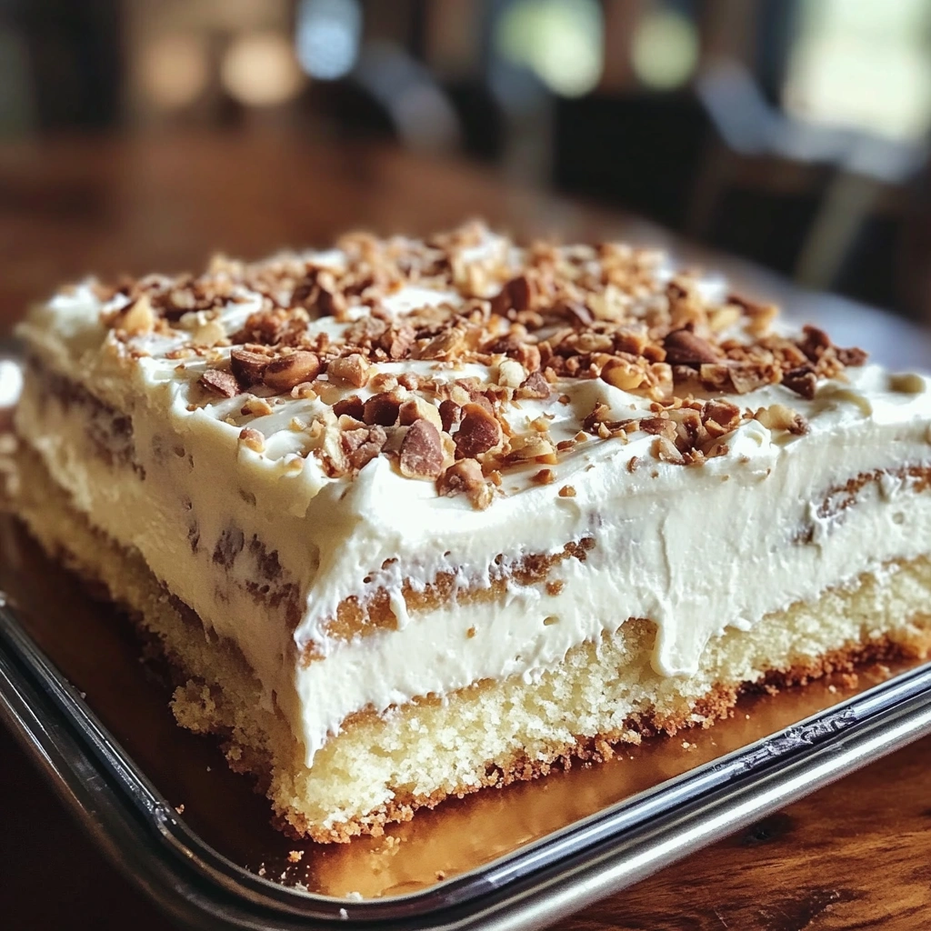 Italian Cream Sheet Cake