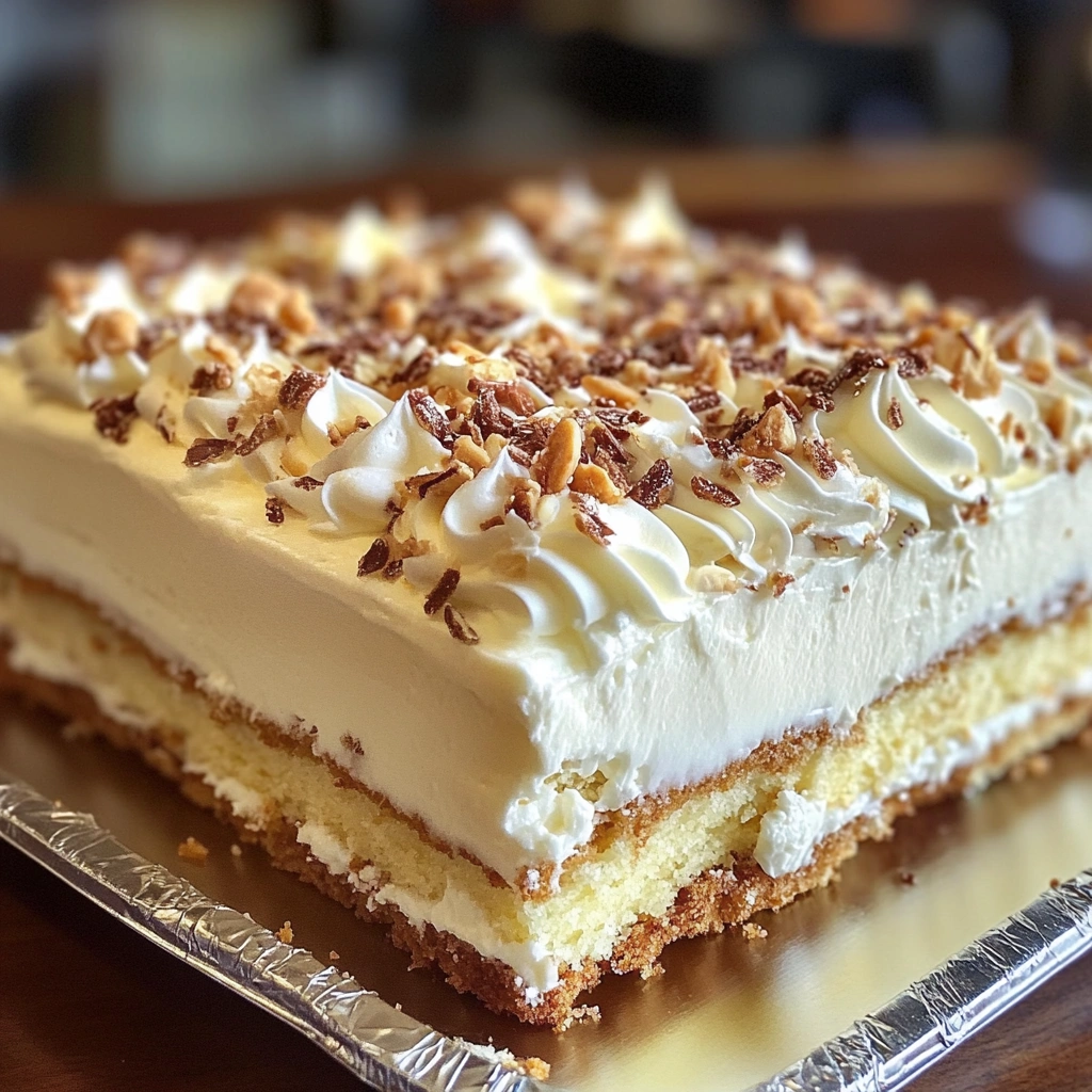 Italian Cream Sheet Cake