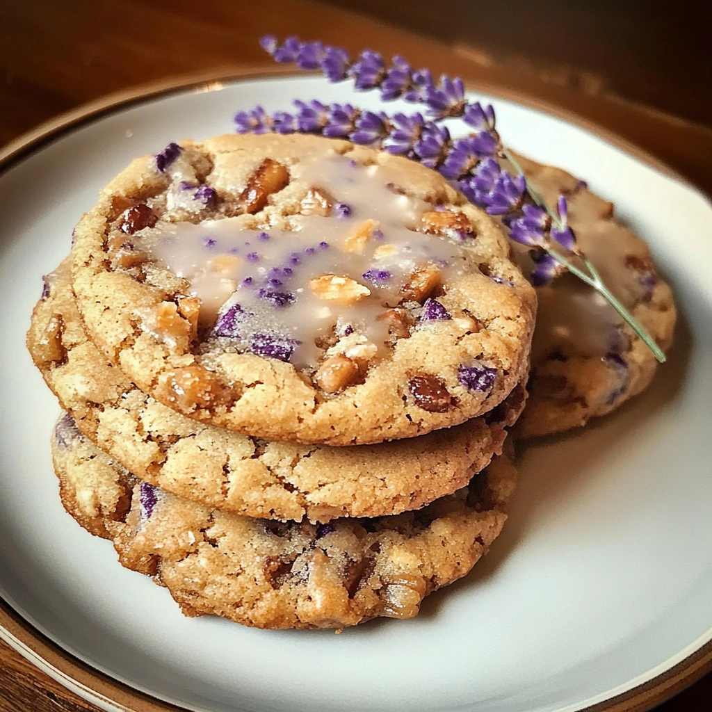 Lavender Honey Crunch Cookies