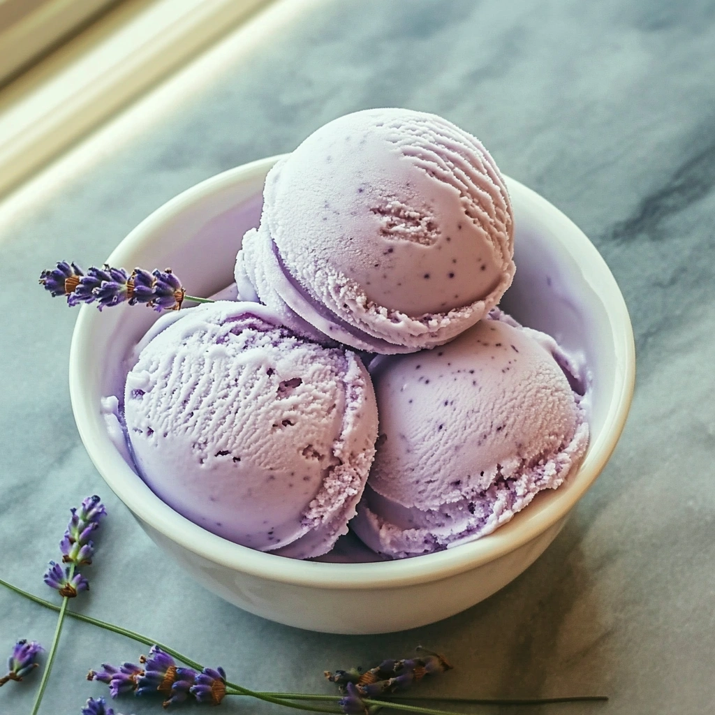 Lavender Ice Cream