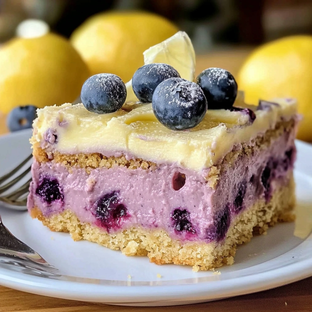 Lemon Blueberry Lasagna
