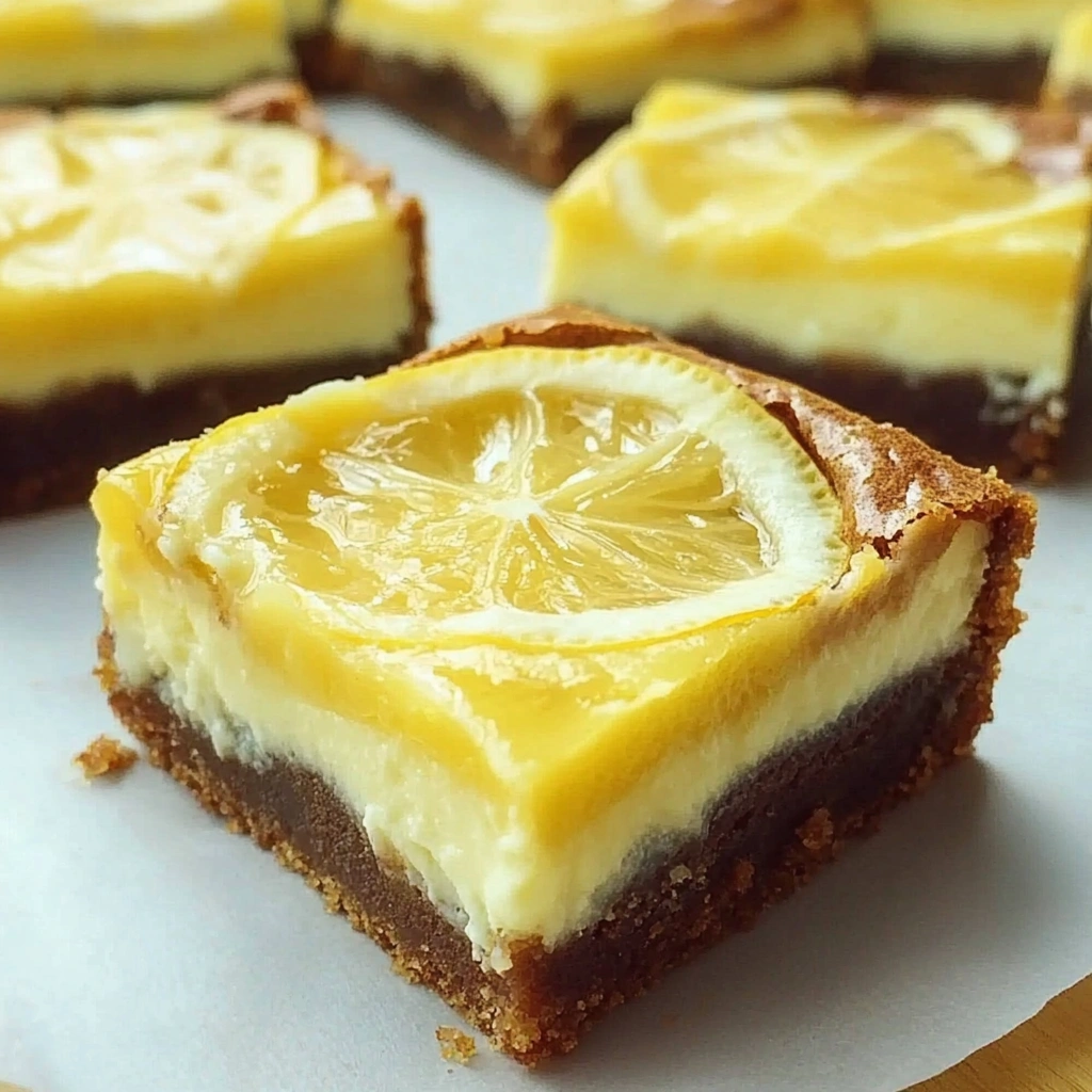 Lemon Cheesecake Brownies