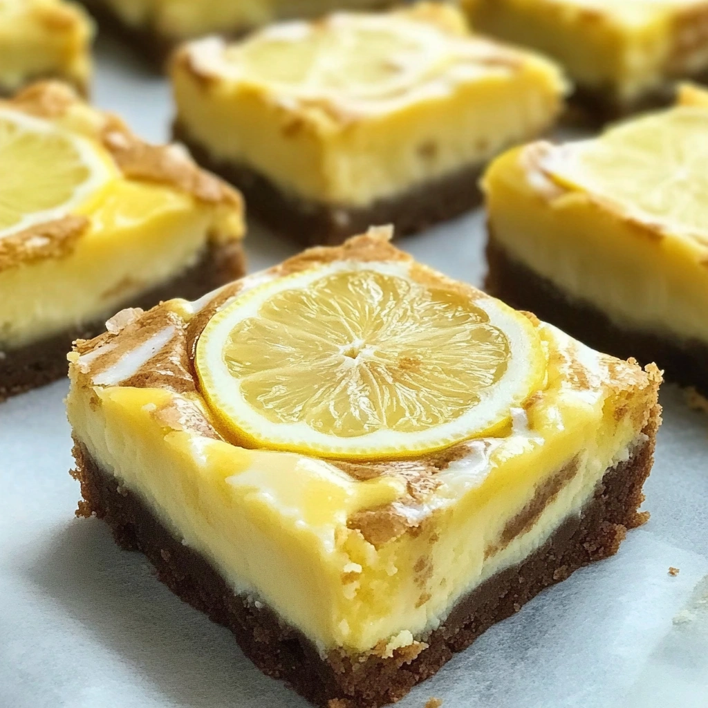 Lemon Cheesecake Brownies