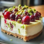Lemon-Lime Cherry Pistachio Cheesecake