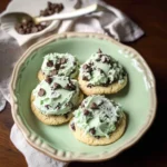 Mint Chip Ice Cream Cookies