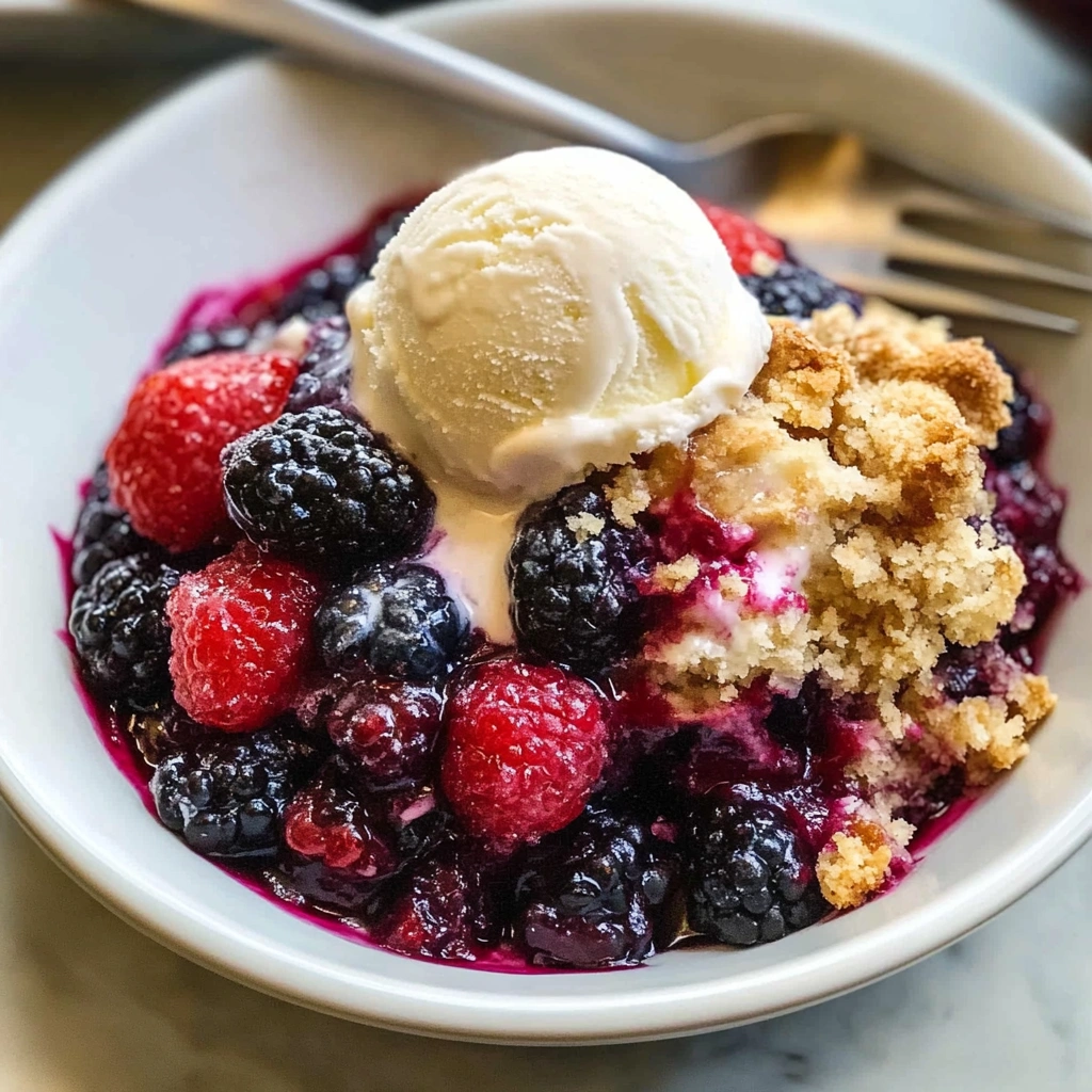 Mixed Berry Cobbler