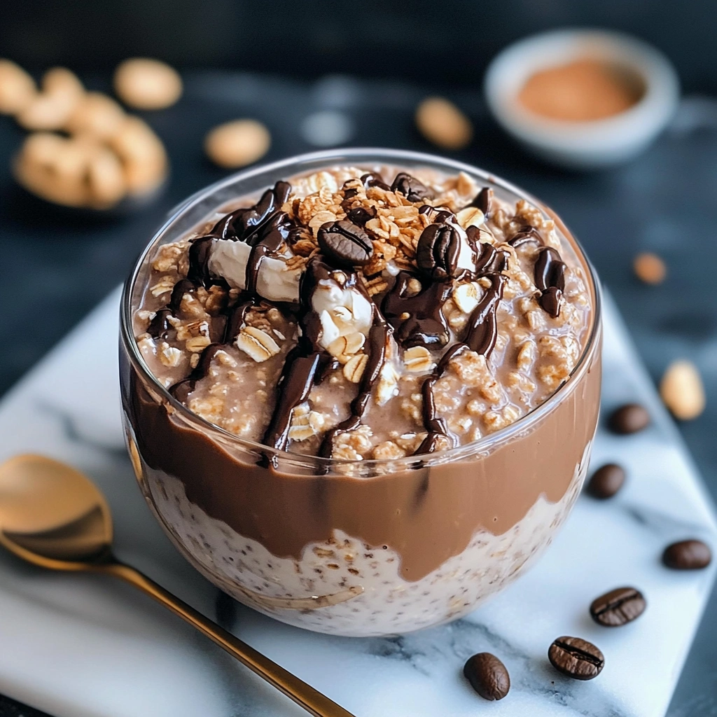 Mocha Coffee Overnight Oats