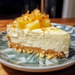 No Bake Piña Colada Cheesecake
