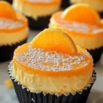 Orange Creamsicle Mini Cheesecakes