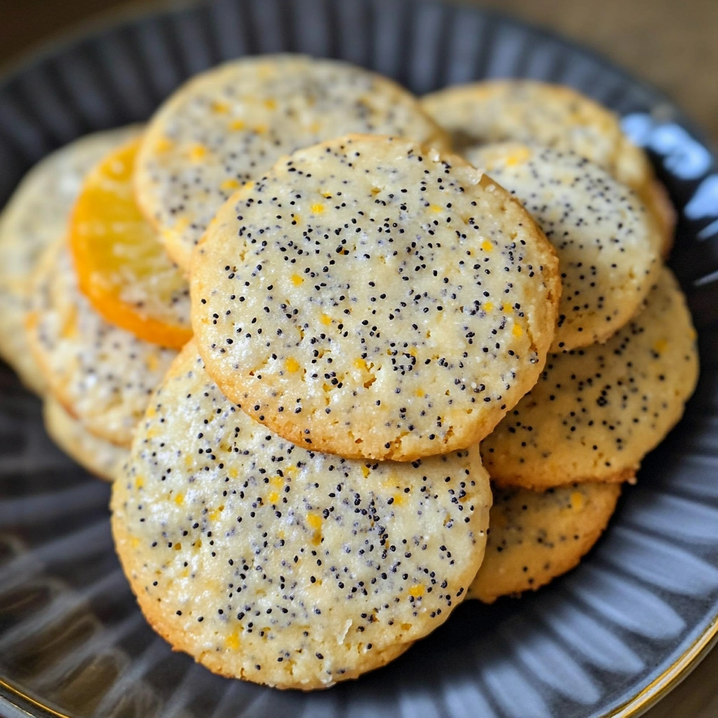 Orange Poppy Seed Cookies