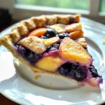 Peach Blueberry Pie