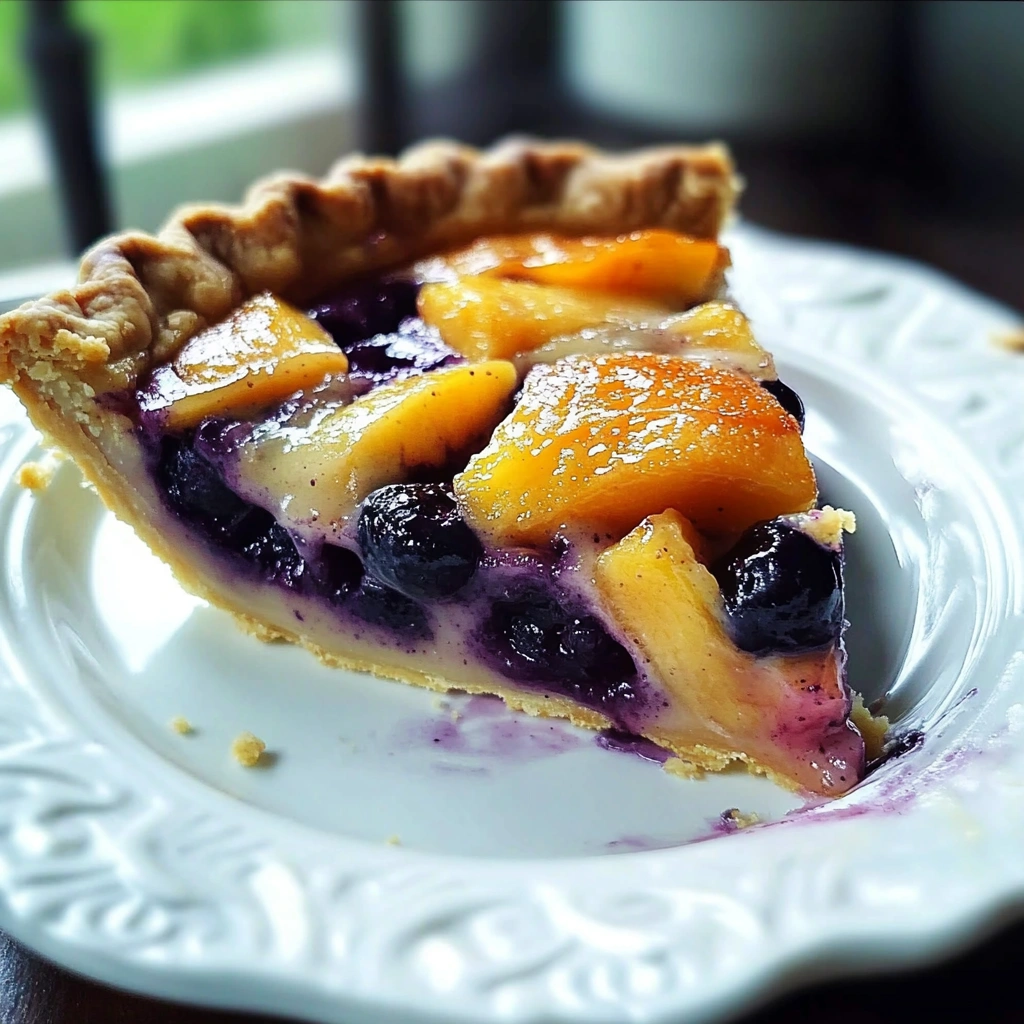 Peach Blueberry Pie