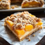 Peach Pie Crumble Bars