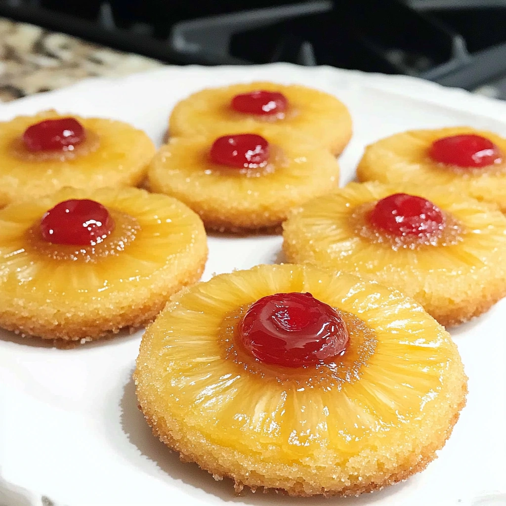 Pineapple Upside Down Sugar Cookies