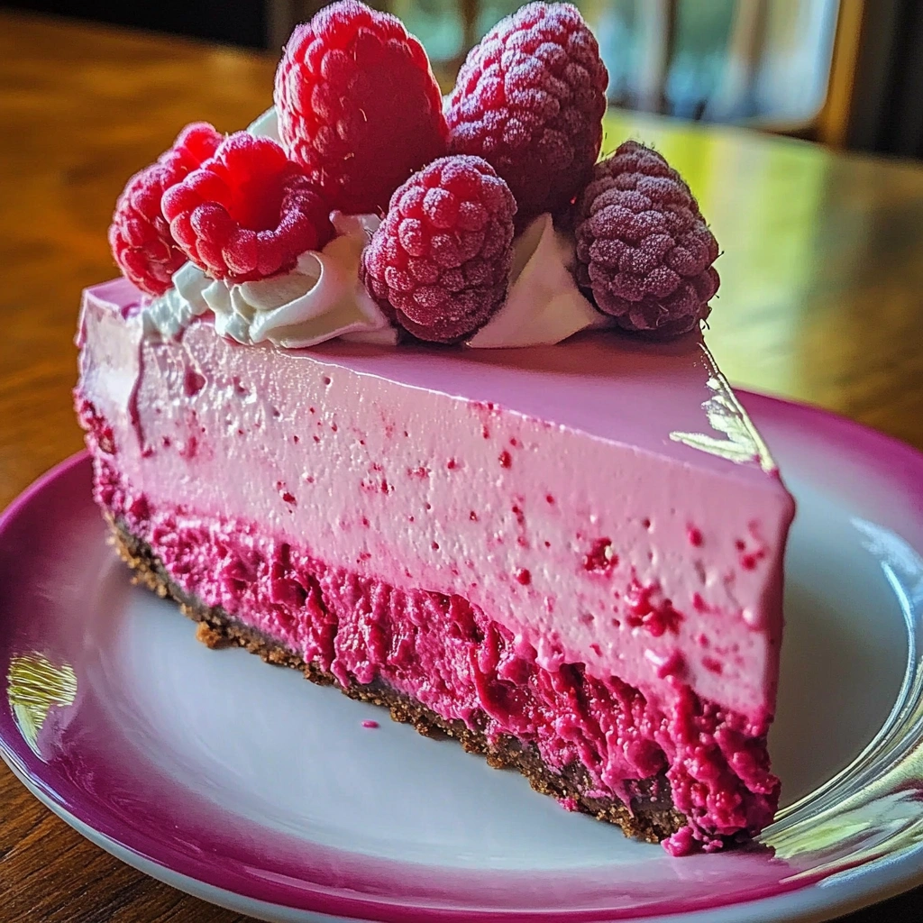 Pink Velvet Raspberry Cheesecake
