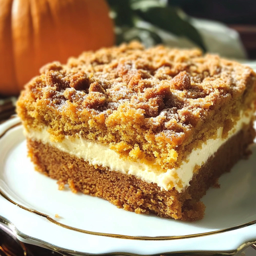 Pumpkin Cream Cheese Coffee Cake
