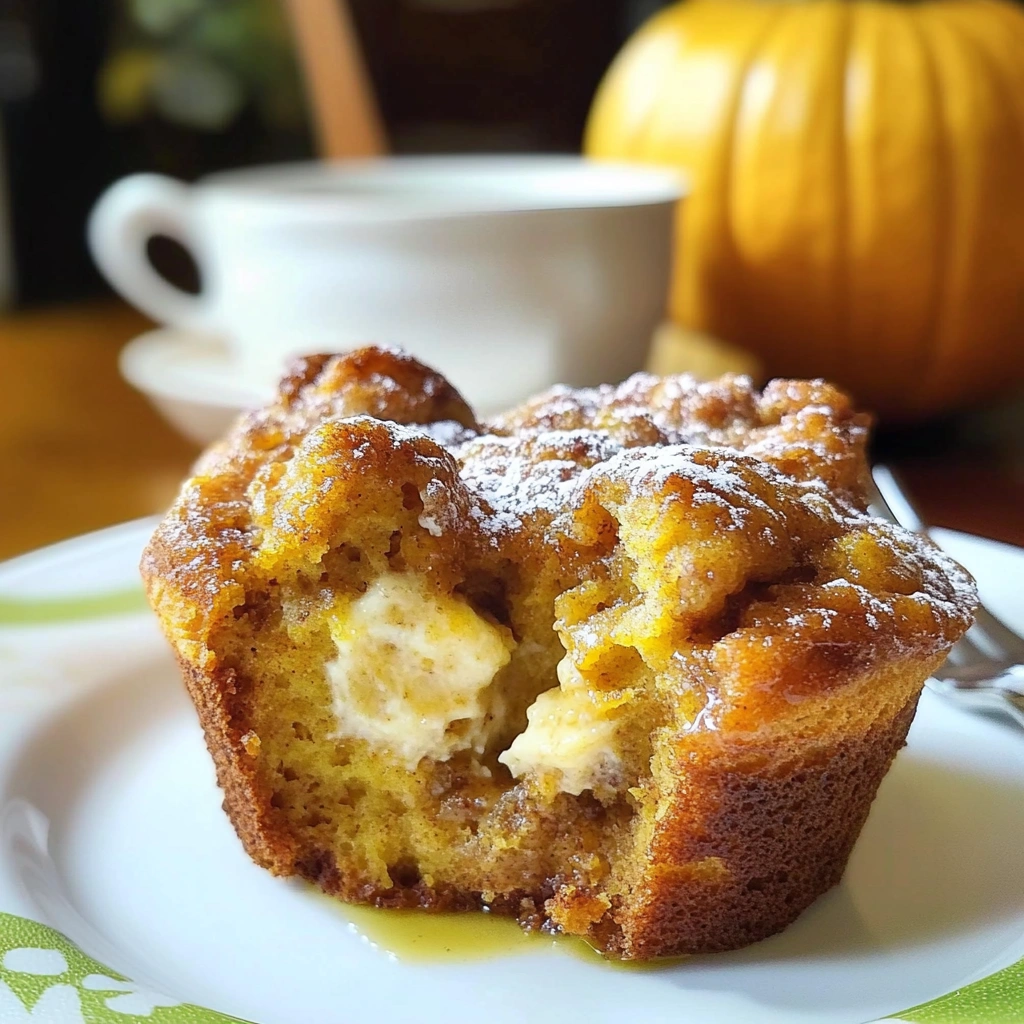 Pumpkin French Toast Muffins