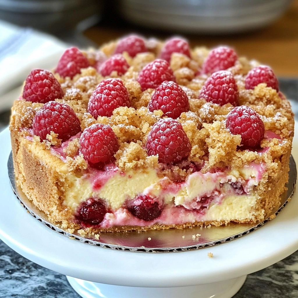 Raspberry Cheesecake Crumb Cake