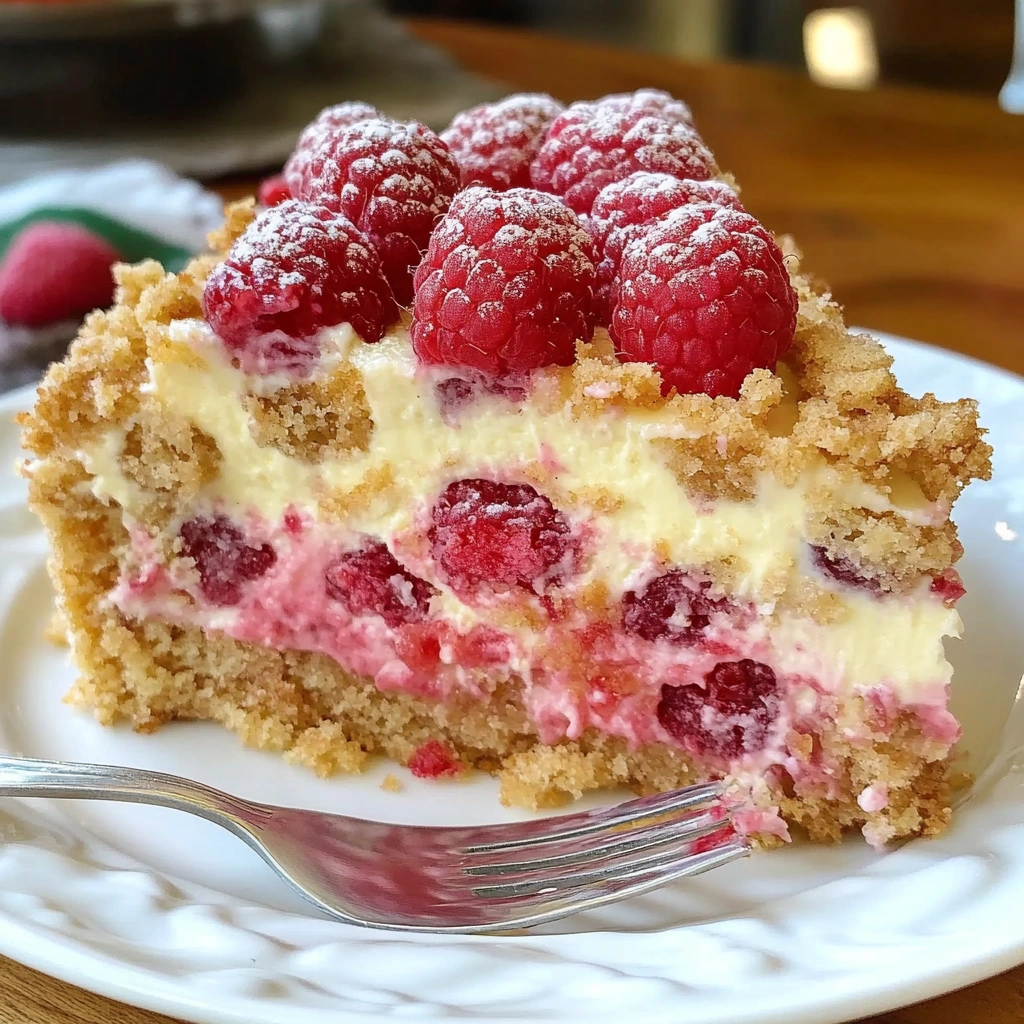 Raspberry Cheesecake Crumb Cake