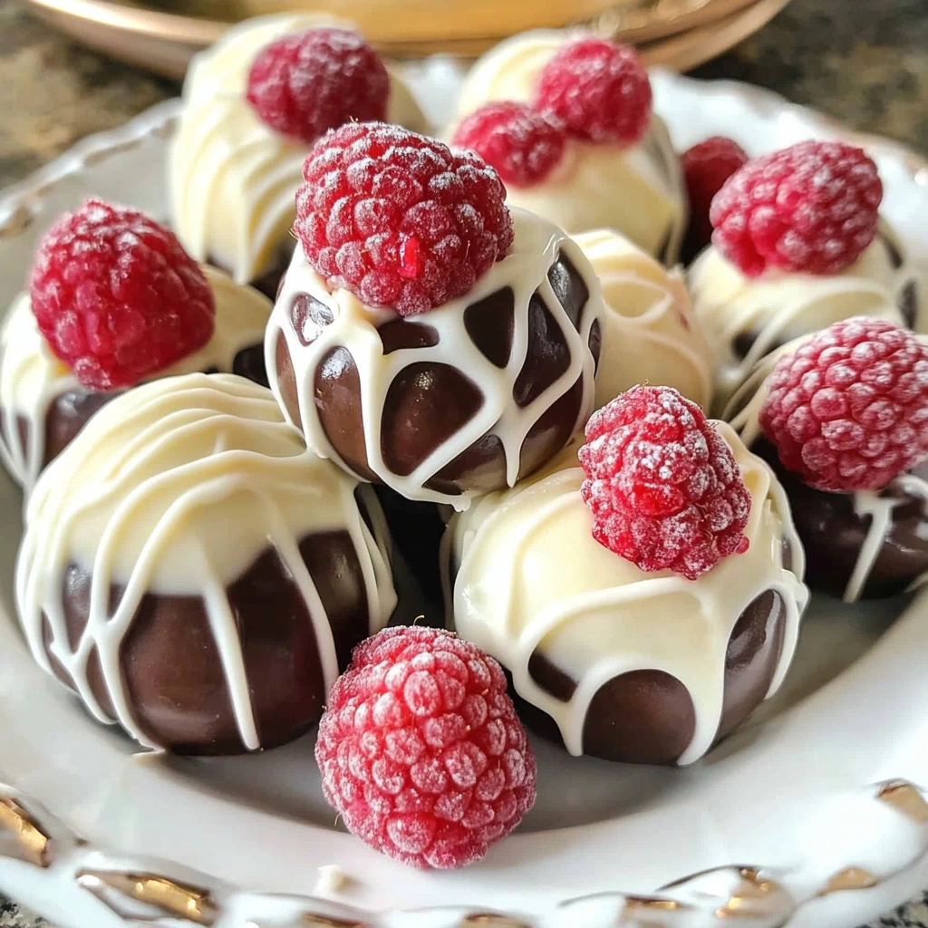 Raspberry Cheesecake Truffles