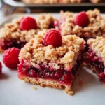 Raspberry Crumble Bars