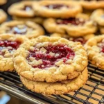 Raspberry Crumble Cookies