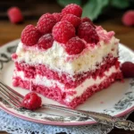 Raspberry Fluff Cake