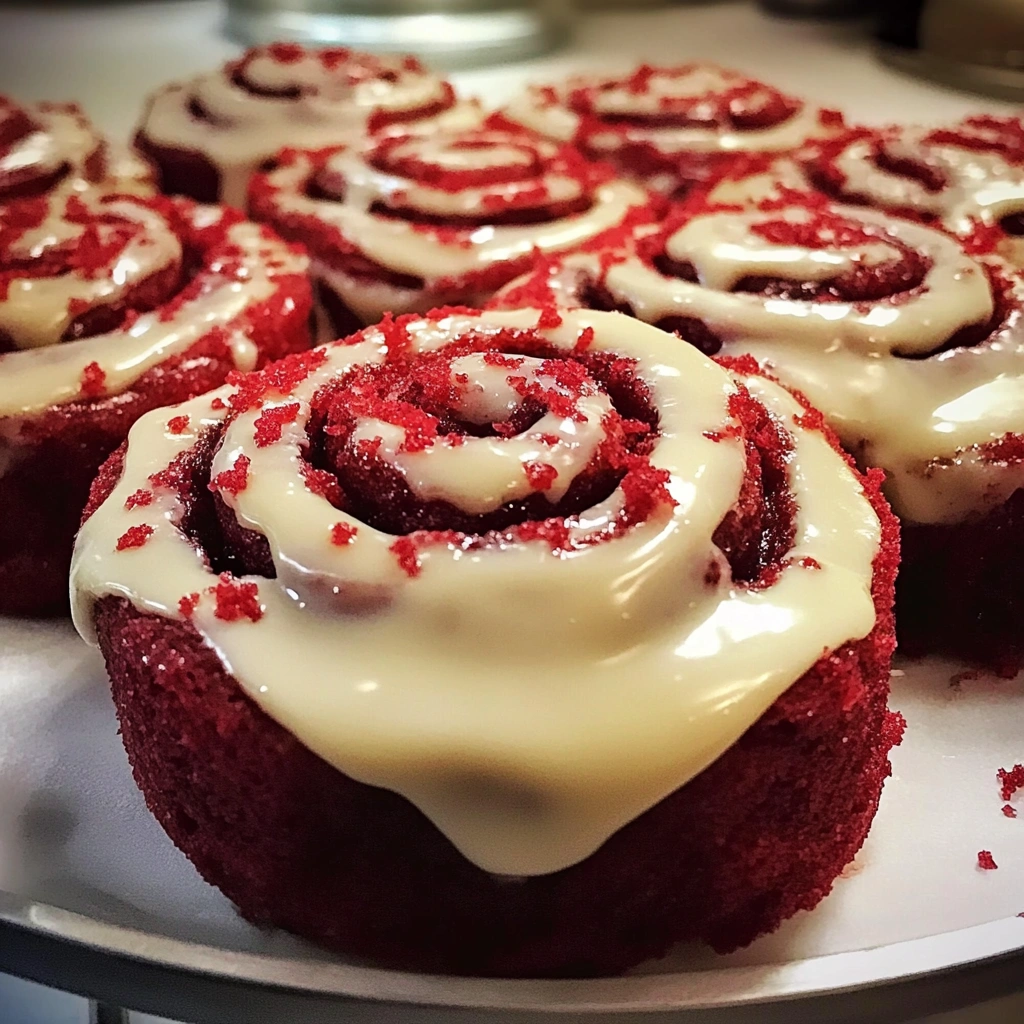Red Velvet Cinnamon Rolls