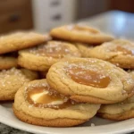 Salted Caramel Cheesecake Cookies