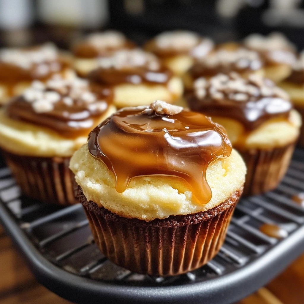 Salted Caramel Cream Cheese Cupcakes