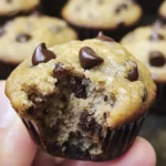 Skinny Banana Chocolate Chip Muffins