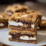 S’mores cookie bars